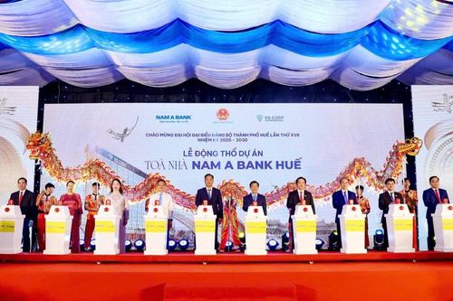Lễ động thổ tòa nhà Nam A Bank Huế - Công trình xanh gắn kết hành trình di sản miền Trung