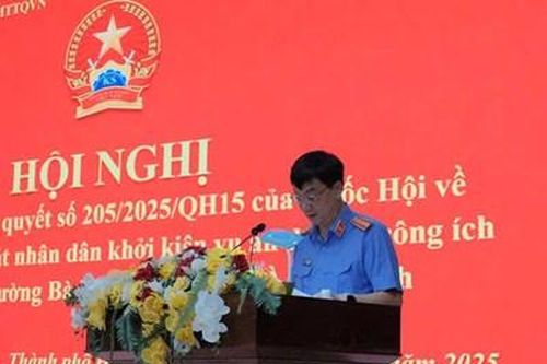 VKSND Khu vực 12, TP Hồ Chí Minh tổ chức Hội nghị quán triệt Nghị quyết 205 của Quốc hội