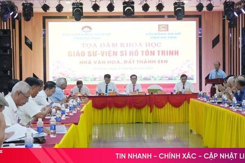 Giáo sư, Viện sỹ Hồ Tôn Trinh: Nhà văn hóa đất Thành Sen