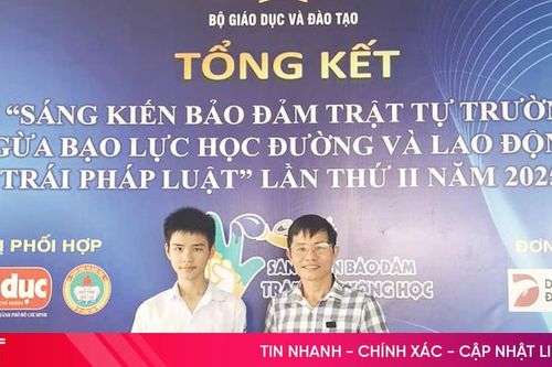 Học sinh Hà Tĩnh đạt giải cuộc thi toàn quốc về phòng ngừa bạo lực học đường