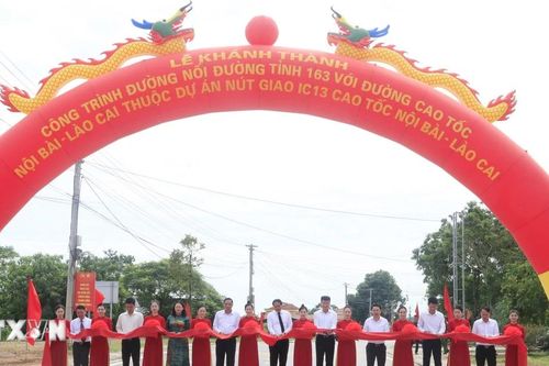 Khánh thành công trình đường nối cao tốc hơn 280 tỷ đồng ở Lào Cai