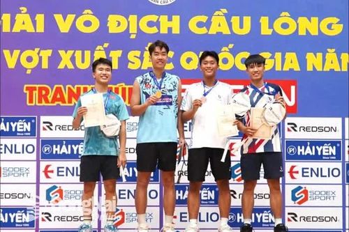 Trần Lê Mạnh An giành huy chương đồng Giải vô địch cầu lông các cây vợt xuất sắc quốc gia