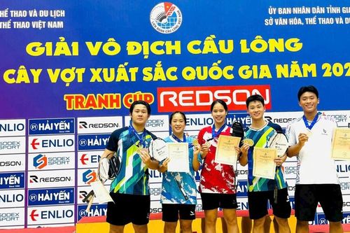 Lâm Đồng đoạt 2 HCV, 2 HCĐ tại Giải vô địch cầu lông các cây vợt xuất sắc Quốc gia năm 2025