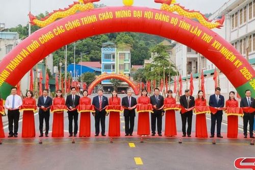Khởi công, khánh thành công trình chào mừng Đại hội đại biểu Đảng bộ tỉnh lần thứ XVI