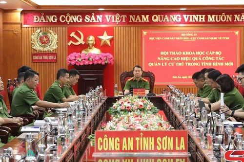 Nâng cao hiệu quả công tác quản lý cư trú trong tình hình mới