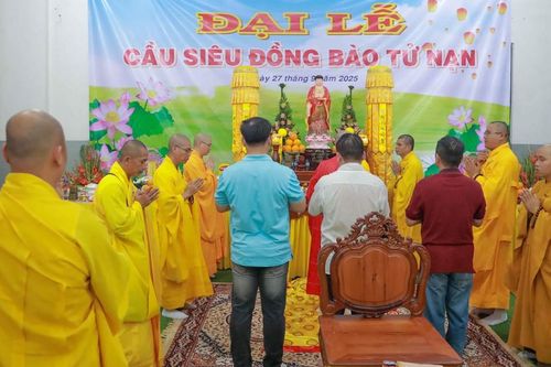 Các tự viện và chính quyền P.Tân Sơn Nhất tổ chức Lễ cầu siêu đồng bào tử nạn do đại dịch Covid-19