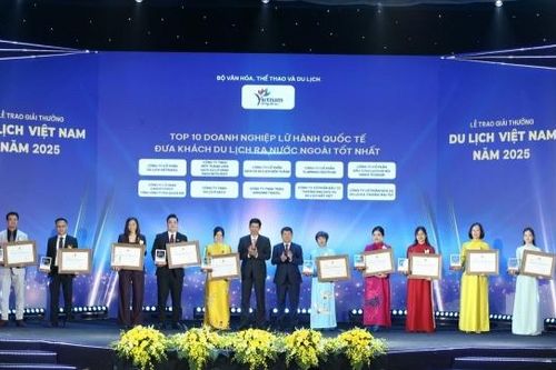 Vinh danh 113 doanh nghiệp, đơn vị tiêu biểu trong lĩnh vực du lịch