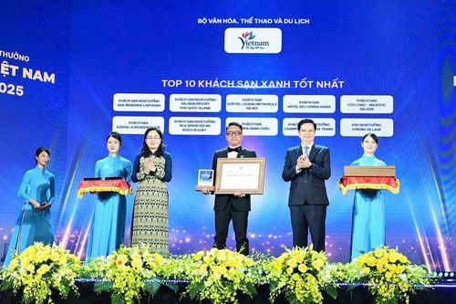 Ana Mandara Cam Ranh lọt Top 10 Khách sạn Xanh tốt nhất Việt Nam 2025
