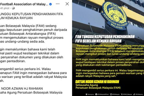 LĐBĐ Malaysia thừa nhận sai sót, xin FIFA xét lại án kỷ luật