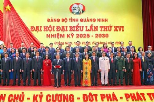 Danh sách Ban Chấp hành Đảng bộ, Ban Thường vụ Tỉnh ủy Quảng Ninh nhiệm kỳ 2025-2030 (khóa XVI)