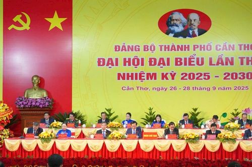 Bế mạc Đại hội đại biểu Đảng bộ thành phố Cần Thơ lần thứ I
