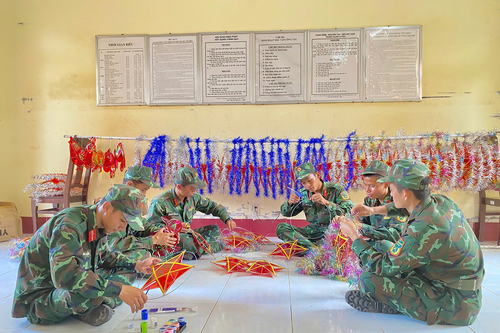 Tiểu đoàn 860, Lữ đoàn 950 Quân khu 9: Tất bật chuẩn bị Trung thu cho các em thiếu nhi