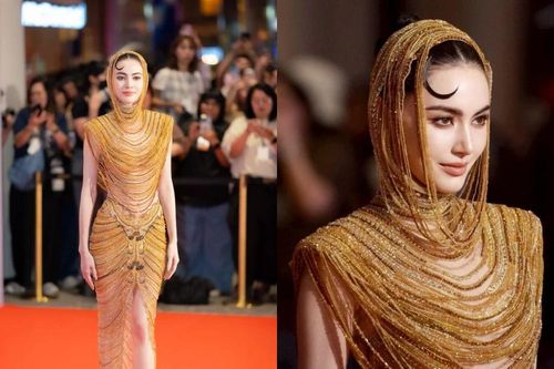 'Ma nữ đẹp nhất Thái Lan' Mai Davika hóa nữ thần khi đổ bộ thảm đỏ
