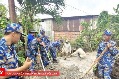 Người chiến sĩ Hải quân chung sức xây dựng nông thôn mới