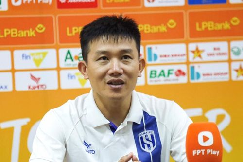 Huấn luyện viên trưởng Sông Lam Nghệ An nói gì sau trận thua trước Công an TP.HCM?