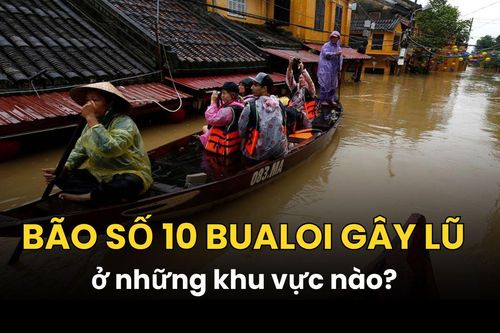 Bão số 10 Bualoi gây lũ ở những khu vực nào?