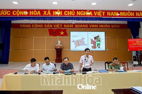 Phường Nam Nha Trang phổ biến chính sách bồi thường, hỗ trợ, tái định cư dự án Trụ sở làm việc Công an tỉnh