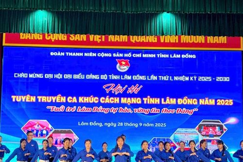 Tuổi trẻ Lâm Đồng hòa vang giai điệu cách mạng