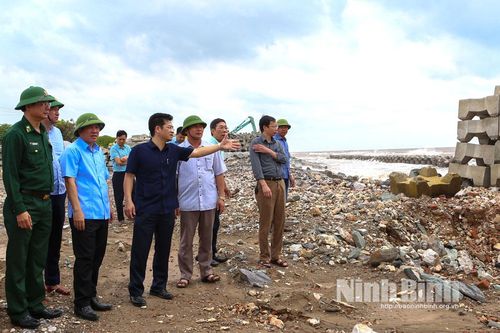Kiểm tra công tác chuẩn bị ứng phó với bão số 10