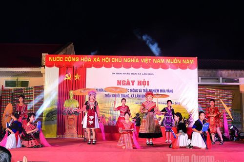 Xã Lâm Bình: Ngày hội Văn hóa dân tộc Mông và Trải nghiệm mùa vàng tại thôn Khuổi Trang