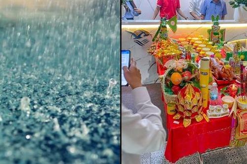Khai trương gặp mưa có lộc không?