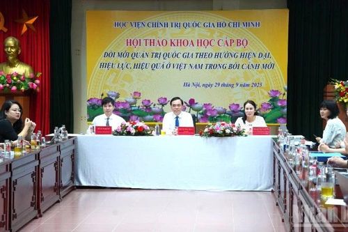 Thúc đẩy đổi mới quản trị quốc gia ở Việt Nam trong bối cảnh mới