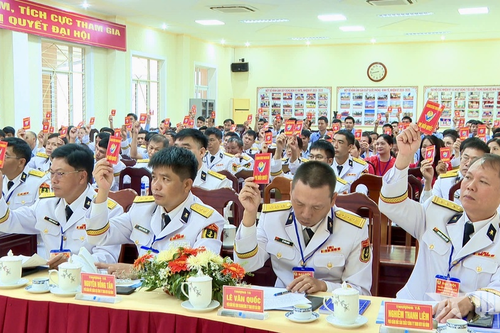 Đại hội đại biểu Công đoàn cơ sở Nhà máy X55 (Cục Hậu cần - Kỹ thuật Quân chủng Hải quân) nhiệm kỳ 2025 - 2030