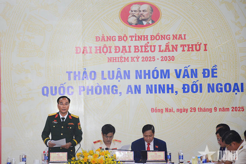 Đại hội Đảng bộ Đồng Nai: Đề xuất nhiều giải pháp củng cố vững chắc quốc phòng, an ninh