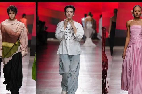 Phan Đăng Hoàng đưa nhiều chất liệu lụa Việt Nam đến kinh đô thời trang Milan