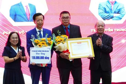 Hai giảng viên Trường ĐH An Giang đạt Giải thưởng khoa học Trần Văn Giàu
