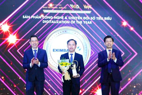Eximbank lần thứ 3 liên tiếp nhận giải thưởng 'Sản phẩm công nghệ và chuyển đổi số tiêu biểu năm 2025'