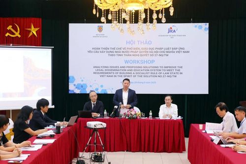 Tiếp tục hoàn hiện thể chế công tác phổ biến, giáo dục pháp luật