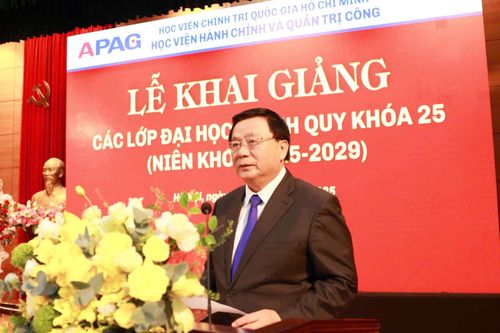 Học viện Hành chính và Quản trị công khai giảng các lớp đại học chính quy Khóa 25