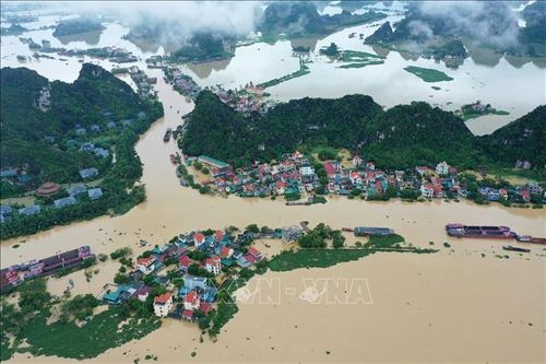 Bão số 10: Ninh Bình đề phòng lũ trên các sông lên mức báo động