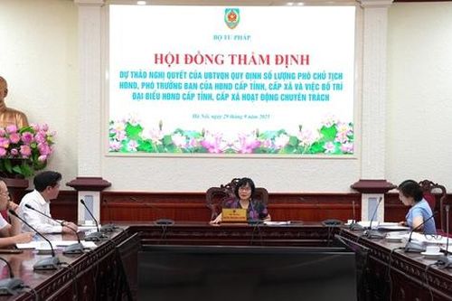 Quy định về số lượng Phó Chủ tịch HĐND đã đủ điều kiện trình Chính phủ