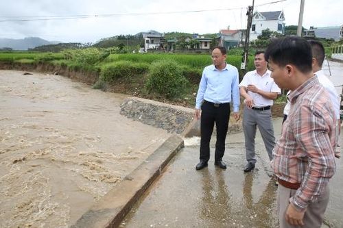 Tập trung khắc phục các sự cố do mưa lũ tại xã Sơn Động