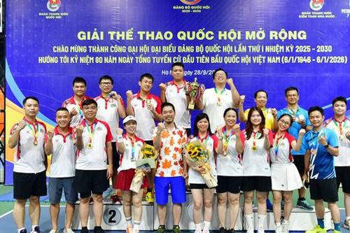 Ấn tượng Giải thể thao Quốc hội mở rộng năm 2025