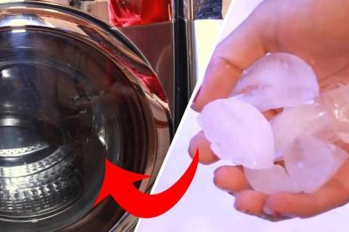 Tác dụng của việc cho đá lạnh vào máy sấy quần áo