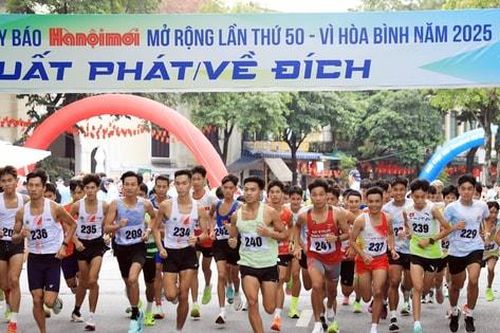 Kết quả chung cuộc Chung kết cấp thành phố Giải chạy Báo Hànôịmới mở rộng lần thứ 50 - Vì hòa bình năm 2025