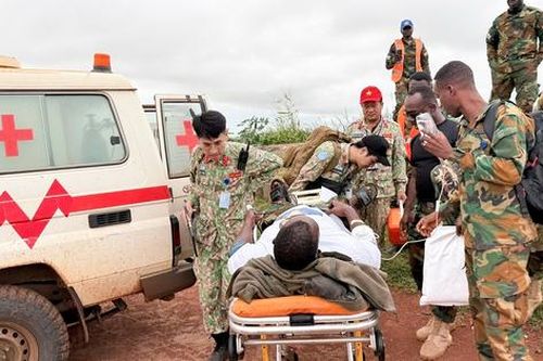 Bác sĩ Quân y Việt Nam cấp cứu kịp thời ca bệnh nguy kịch ở Nam Sudan