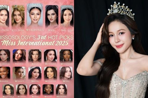 Miss International 2025: Kiều Duy vẫn vắng mặt trong BXH lần 3 của Missosology