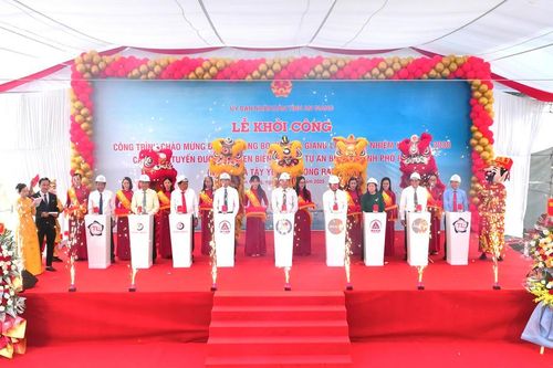 An Giang: Khởi công dự án cầu trên tuyến đường bộ ven biển kết nối An Biên - Rạch Giá