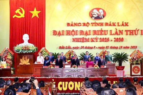 Khai mạc Đại hội Đại biểu Đảng bộ tỉnh Đắk Lắk lần thứ I, nhiệm kỳ 2025-2030