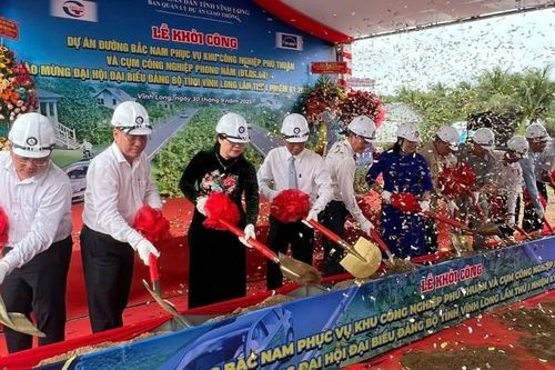 Khởi công Dự án đường Bắc Nam tại tỉnh Vĩnh Long