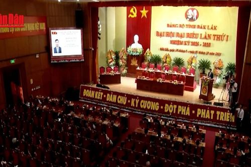 Đại hội đại biểu Đảng bộ tỉnh Đắk Lắk lần thứ I: Đồng chí Nguyễn Đình Trung giữ chức Bí thư Tỉnh ủy nhiệm kỳ mới