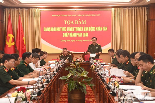 Tọa đàm 'Đa dạng hình thức tuyên truyền, vận động nhân dân chấp hành pháp luật'