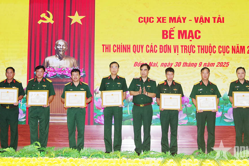 Bế mạc thi chính quy các đơn vị trực thuộc Cục Xe máy-Vận tải