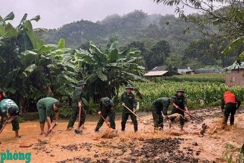 BĐBP tỉnh Cao Bằng kịp thời hỗ trợ nhân dân phòng, chống mưa lũ