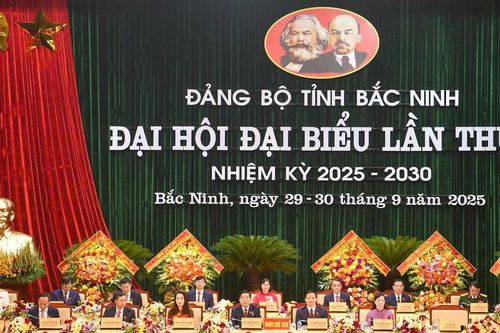 Khai mạc trọng thể Đại hội đại biểu Đảng bộ tỉnh Bắc Ninh lần thứ I, nhiệm kỳ 2025 - 2030