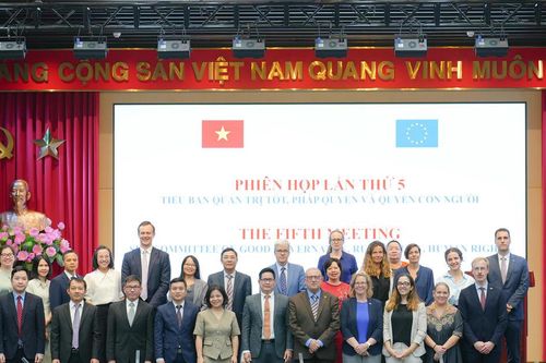 Phiên họp lần thứ năm Tiểu ban hợp tác Việt Nam–EU về Quản trị tốt, Pháp quyền và Quyền con người